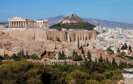 Wonderful view from Acropolis of Athens