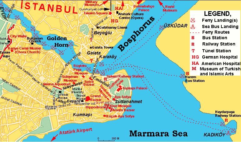 Descubra Istambul Mapa