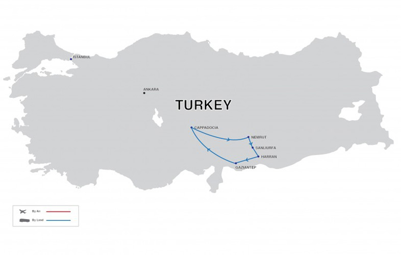 Descubra Turquia Oriental Mapa