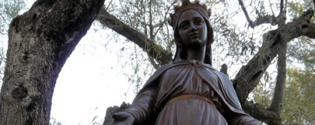 Statue of The House of Virgin Marry in Ephesus