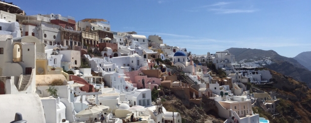 Magnificent view from Mykonos Islands