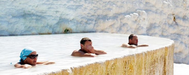 Enjoy the mud bath in Pamukkale