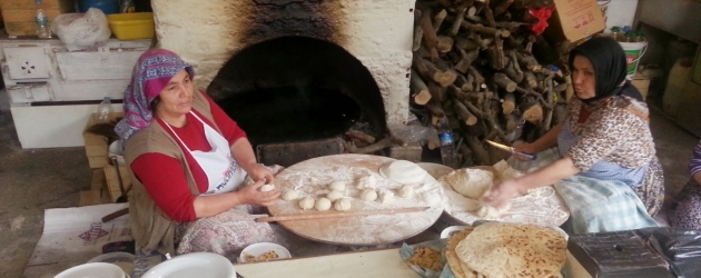 Homemade donuts in Sirince