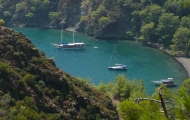 Hidden bay in Bodrum