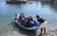 Enyoyable boat tour in Karacasogut