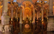 Magnificent view from Yerebatan Cistern