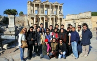 Wonderful group in Celsus Library
