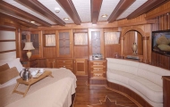 Inside view of Fethiye gulet cruise