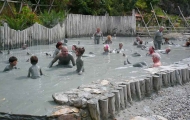 Enjoy the mud bath in Fethiye gulet cruise