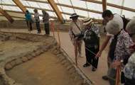 Wonderful picture from ruins of Gobeklitepe Ancient Temple