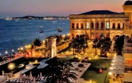 Night view of Ciragan Palace