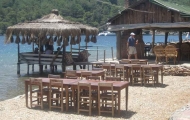 Local restaurant from Bodrum bay