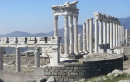 Ancient ruins of St. Jean Basilica in Pergamon