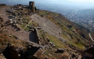 Ancient Theatre in ruins of Pergamon