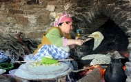 Home made flatbreads in Sirince Village