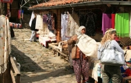 Handmade products are selling in Sirince Village