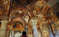 Inside view of Elmalı Church in Cappadocia