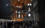 Marvelous picture from inside of Hagia Sophia