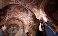 Magical apse picture from Elmali Church in Cappadocia