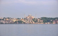 Uniqre view of Hagia Sophia from Bosphorus
