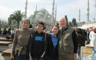 Family Photo at Sultanahmet Square