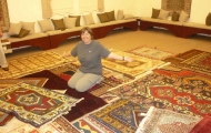 View of a carpet shop in Cappadocia